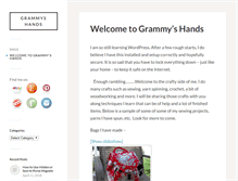 Tablet Screenshot of grammyshands.us